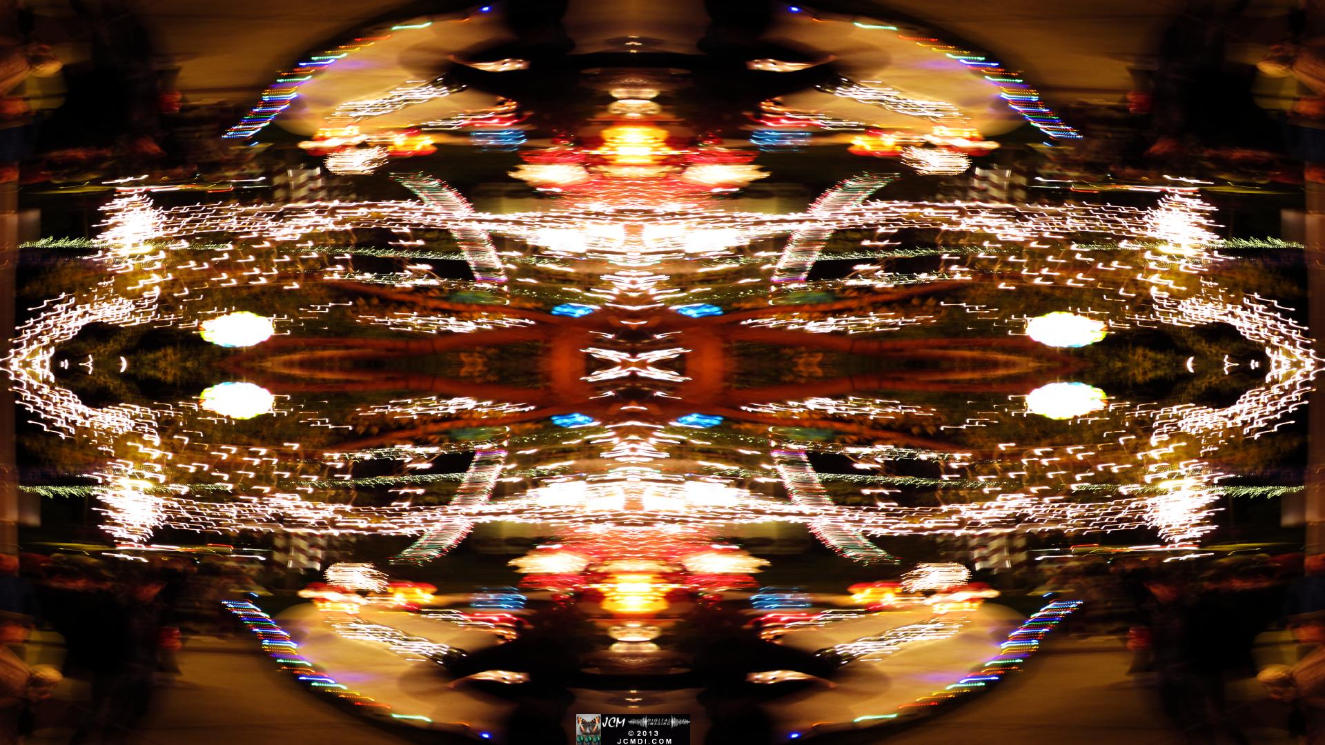 Wakefield Holiday Lightshow 2013 Quadroscopic long exposure artwork